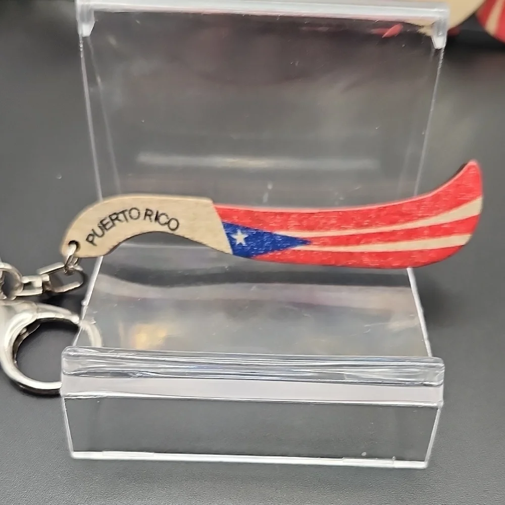 Puerto Rico Flag Keychain